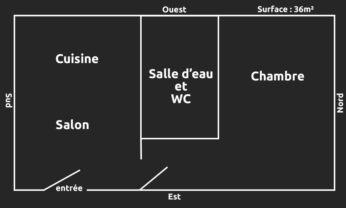 Plan du gite Les Chamois